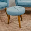 Kit 2 Poltrona + Puff Havana Azul - Sillones y sofás, Uruguay | Ecowood, vista 4 de 9