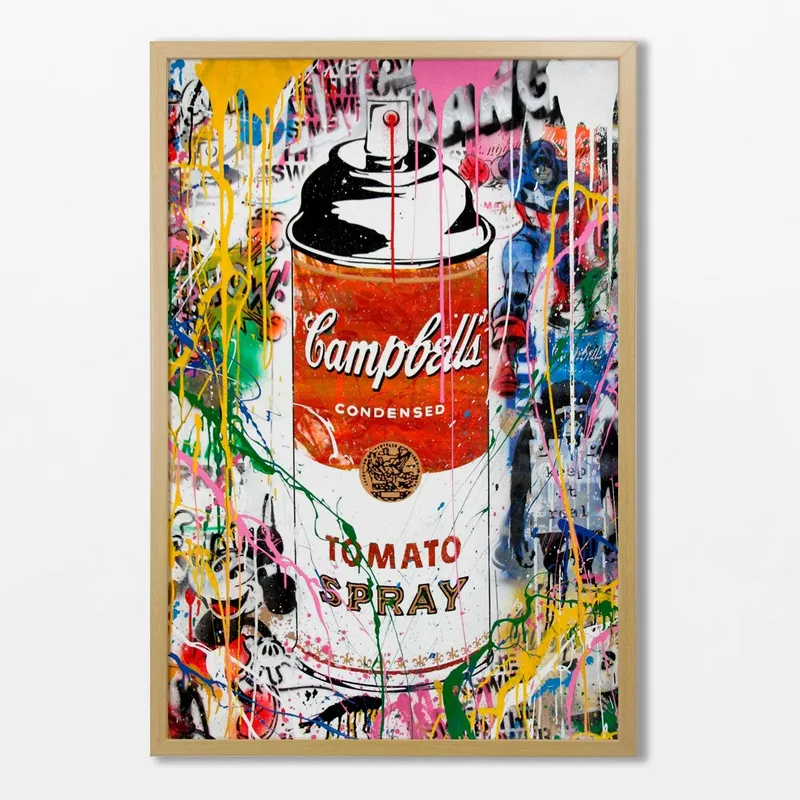 Banksy Grafitti N.06 en Multicolor - Láminas, Uruguay | La Cuadrería