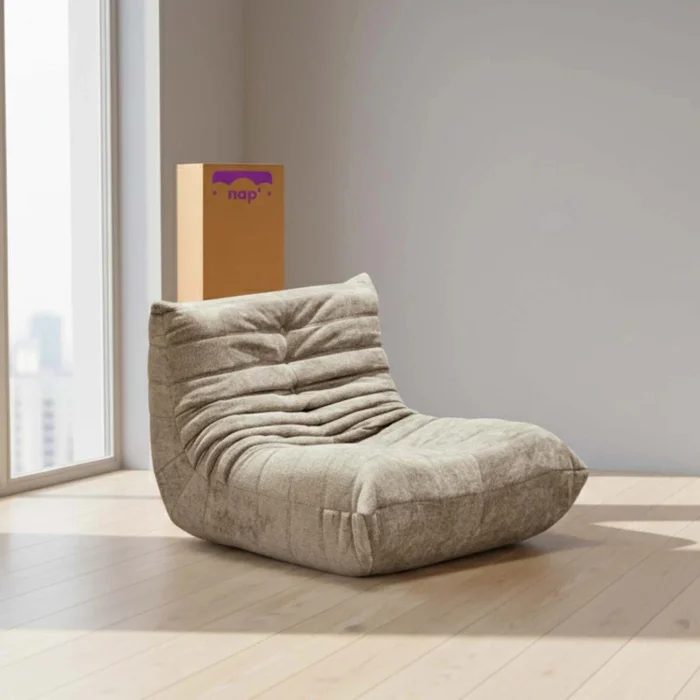 Sillón 1 Cuerpo Togo – Biege / Sofá- Puff en Beige - Sillones y sofás, Uruguay | Berna home, vista 2