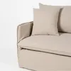 Sofá Snow con Funda - Tela Rústica - 2,5 cuerpos - TD5263-1636 (Capuccino) en Beige - Sillones y sofás, Uruguay | NYR, vista 4 de 5