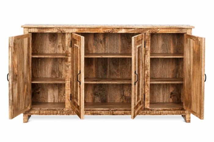 A173XL Aparador 172x25x90 en Madera natural - Aparadores y recibidores, Uruguay | Victoriana, vista 2
