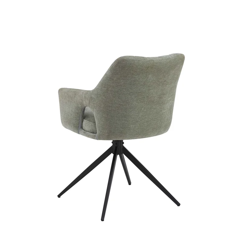 Silla De Comedor Metal-y-tela Mora en Verde - Sillas, Uruguay | Divino, vista 4