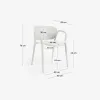 Silla 100% de exterior Ania - blanco en Blanco - Sillas, Uruguay | Kavehome, vista 10 de 10