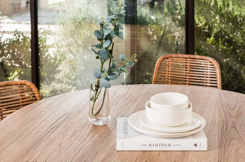MESA COMEDOR NORDICA - OLMO NATURAL - 1.20 MTS en Madera natural - Mesas de comedor, Uruguay | La Iberica, vista 4