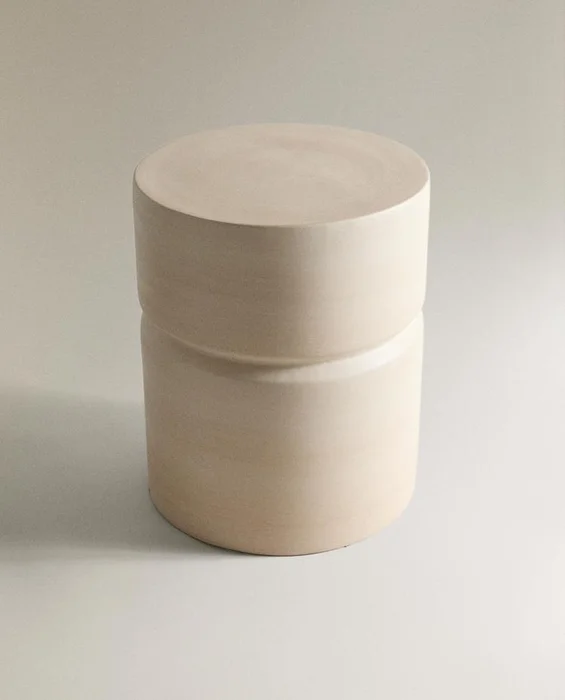MESA AUXILIAR GRES en Beige - Mesas de living, Uruguay | Zara Home, vista 3