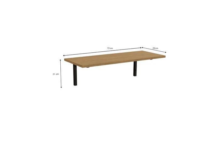 ESTANTE DE PARED REPISA LINEA INDUSTRIAL HIERRO - BALTON HOGAR en Madera natural - Bibliotecas, Uruguay | Balton
