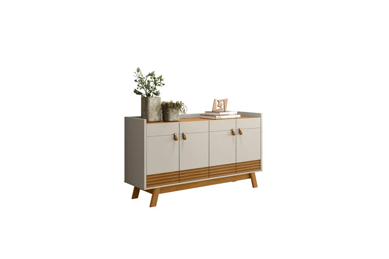 Aparador Buffet 160cm Abruzzo con 4 Puertas en Beige - Aparadores y recibidores, Uruguay | Balton, vista 6
