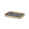 ORGANIZADOR BORDE MADERA 38X26X25CM EXT TELA GRIS en Gris - Canastos, Uruguay | Decohogar, vista 4 de 4