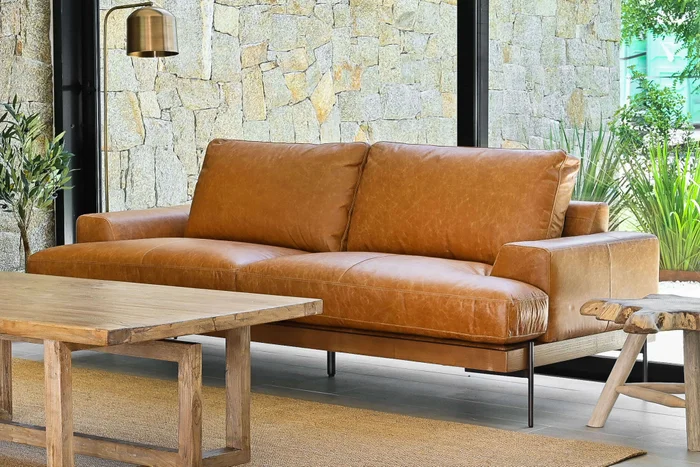 SILLON COSMOPOLITAN - CUERO ITALIANO CARAMELO en Marrón - Sillones y sofás, Uruguay | La Iberica, vista 11