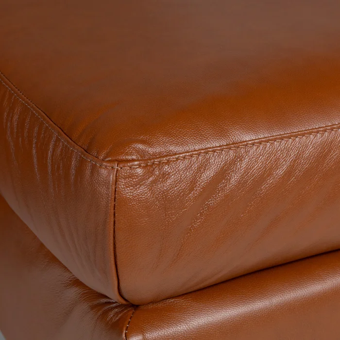 Rinconera Royale - Cuero Básico - Chaise Derecho - 457 (Brandy) en Blanco - Sillones y sofás, Uruguay | Nyr, vista 5