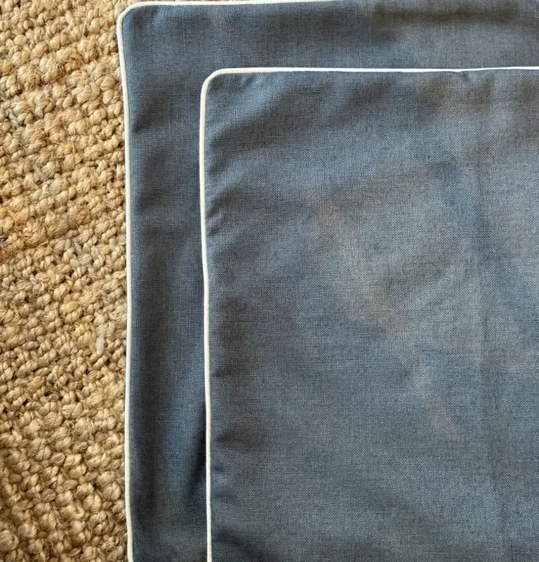 Funda Lino Kanvas Petrol - Textiles, Uruguay | Decilo con Alma