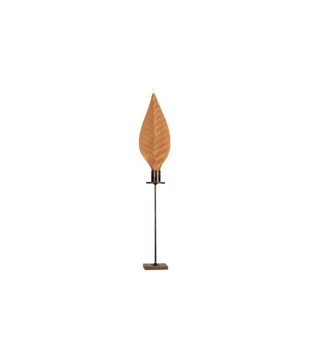 VELA CERABELLA HOJA  en Naranja - Velas y Portavelas, Uruguay | Masinfinito Casa