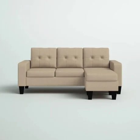 Sillon 3 cuerpos con chaise Herbie - Beige en Beige - Sillones y sofás, Uruguay | La Cueva Muebles, vista 10
