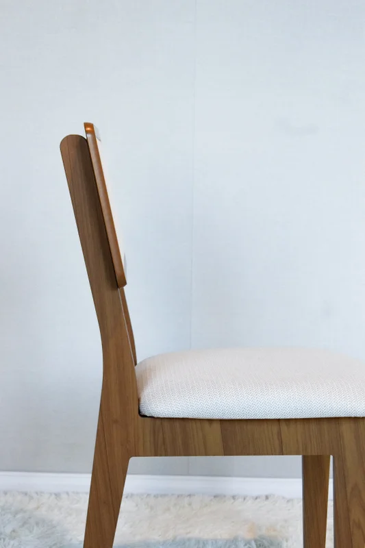 Silla de comedor Monica 100% MDF con RATAN en Madera natural - Sillas, Uruguay | Balton, vista 17