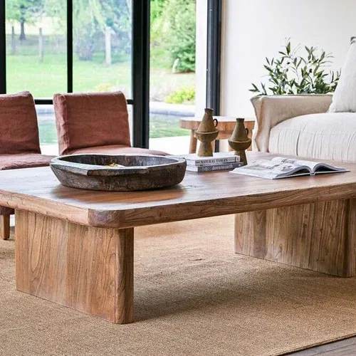 MESA LIVING ATHENA - 1.70 X 1.10 en Madera natural - Mesas de living, Uruguay | La Iberica