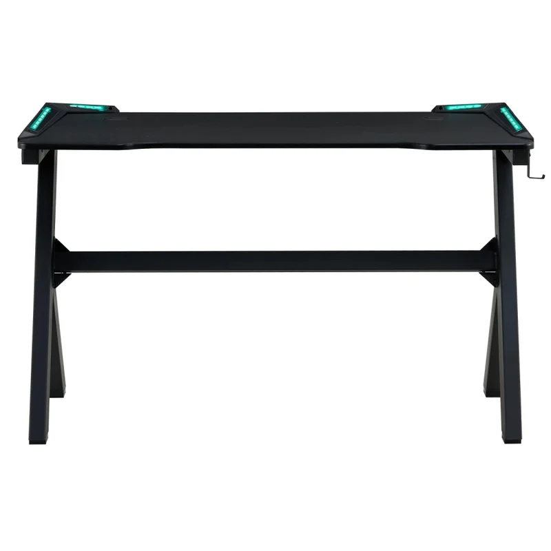 ESCRITORIO GAMER MDF Y METAL NEGRO LED - Escritorios y sillas de escritorio, Uruguay | Alfa Ventas, vista 3