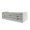 Cama Marinera 1 Plaza Madera Maciza Con Cajones - Ulli - Gris en Gris - Dormitorio, Uruguay | Rústico Hogar, vista 1 de 3