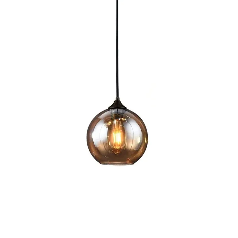Lámpara Colgante Deco 1007 Dorado en Amarillo - Lámparas colgantes, Uruguay | Serlux