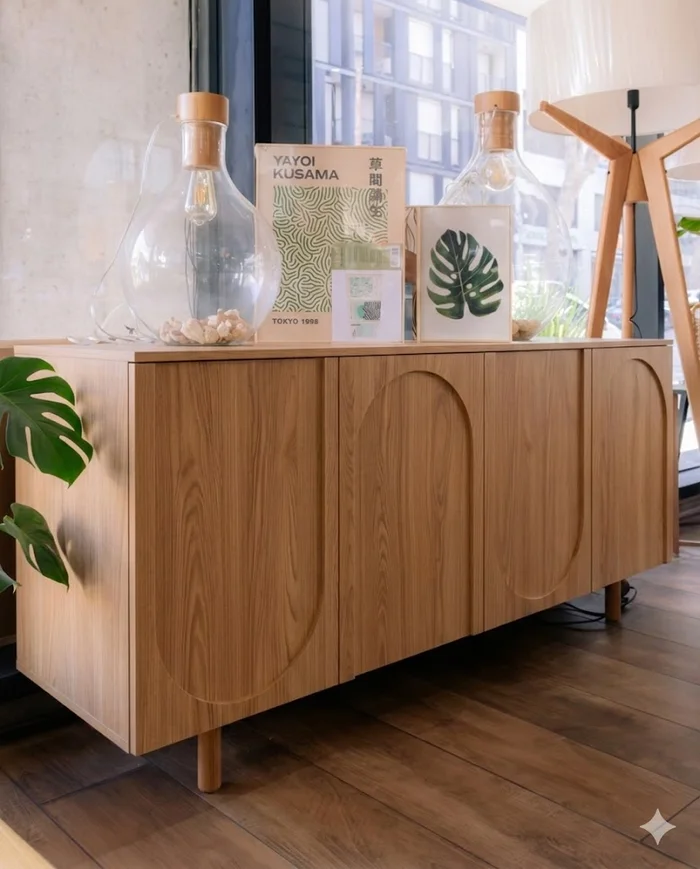 Aparador Buffet Arco 160 cm – Olmo en Madera natural - Aparadores y recibidores, Uruguay | Berna home, vista 2