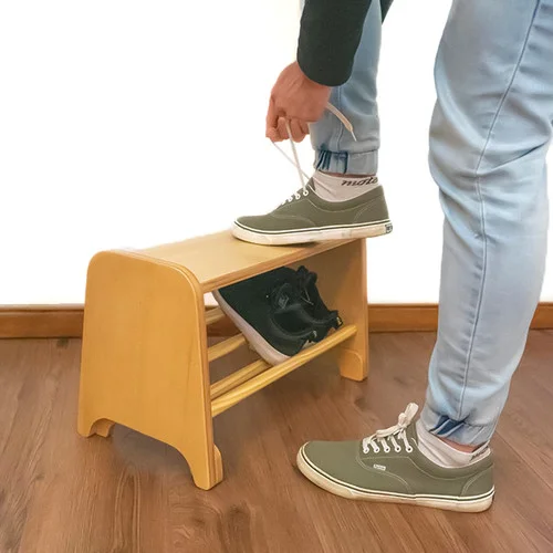 Zapatera Chicago en Madera natural - Aparadores y recibidores, Uruguay | Benteveo, vista 3
