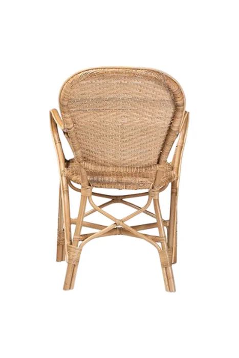 SILLA BISTRO RATTAN NATURAL C/BRAZOS 46X51X89H en Madera natural - Sillas, Uruguay | Vinibel, vista 4