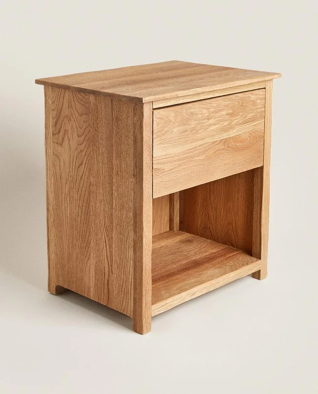MESITA NOCHE ROBLE en Madera natural - Mesas de luz, Uruguay | Zara Home, vista 3
