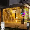 Cortina lluvia luces led cálida decoración 3x3mts - Lámparas de mesa, Uruguay | Buho Store, vista 4 de 9