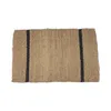 ALFOMBRA RECT. LINEAS SEAGRASS 80X50CM BICOLOR en Multicolor - Textiles, Uruguay | Decohogar, vista 2 de 3