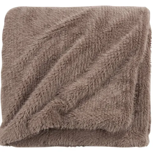 Manta throw VINTEREIK 130x170 marrón en Marrón - Textiles, Uruguay | JYSK
