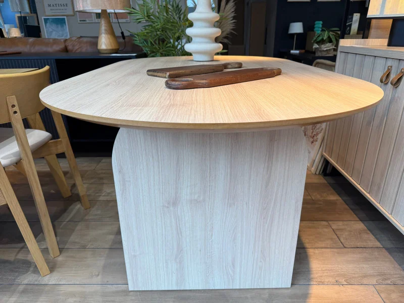 Mesa de Comedor Ovalada Arco 160 x 90 – Crudo en Madera natural - Mesas de comedor, Uruguay | Berna Home, vista 4