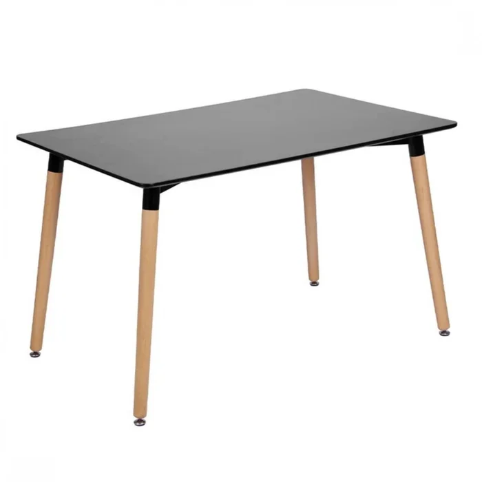 Mesa de Comedor 120x80 - Eames - Negro en Negro - Mesas de comedor, Uruguay | Rústico Hogar, vista 2