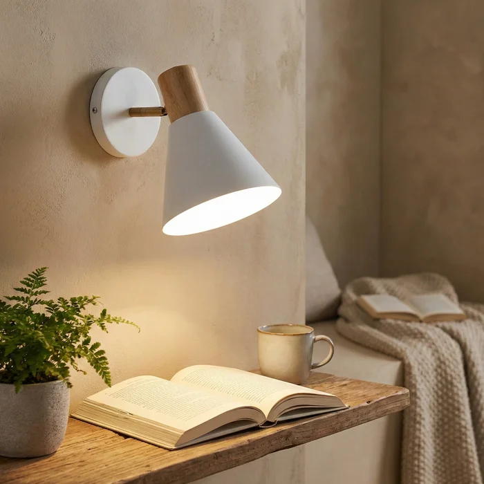 Aplique de Pared Nora Wall en Blanco - Iluminación, Uruguay | La Perla, vista 2