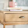 ESCRITORIO AMALIA - ALAMO Y HIERRO ORO VIEJO en Madera natural - Escritorios y sillas de escritorio, Uruguay | La Iberica, vista 7 de 7