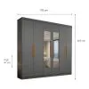 Ropero 6 Puertas Batientes Con Espejo en ONIX - Roperos y placares, Uruguay | Soy Hogar, vista 4 de 6