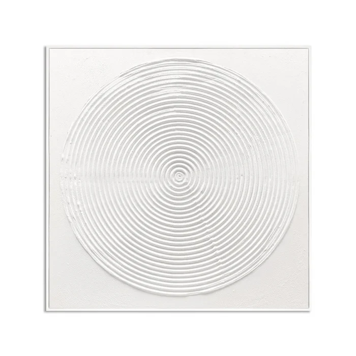CUADRO CANVAS 80x80cm MARCO PINTURA CIRCULO - Decoración de pared, Uruguay | Koz