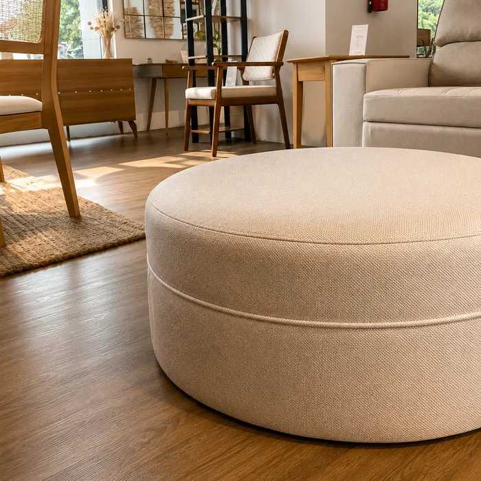 PUFF SOHO I T108 LINO ARENA CLARO en Beige - Sillones y sofás, Uruguay | Balton, vista 3