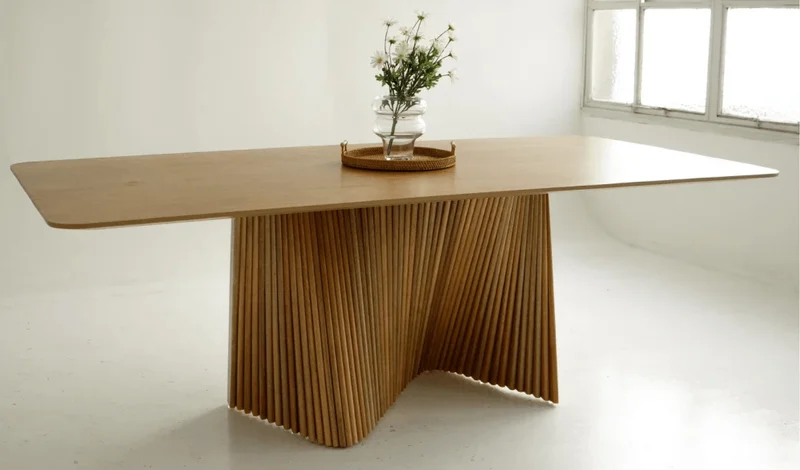MESA COMEDOR CÁDIZ en Madera natural - Mesas de comedor, Uruguay | Forum Design, vista 3