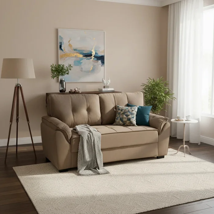 Sillón 2 Cuerpos - Clean - Beige en Beige - Sillones y sofás, Uruguay | Ecowood