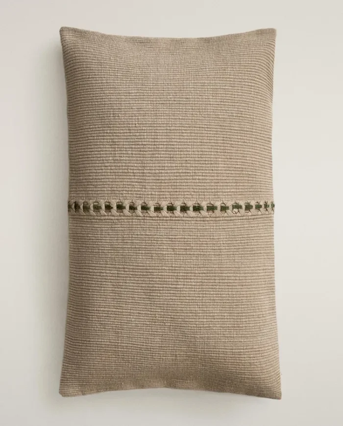 FUNDA COJÍN TRENZADO en Verde, Uruguay | Zara Home, vista 2