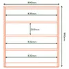 Comoda Cajonera Carla para Dormitorio 4 Cajones con Rieles Telescópicos - Blanco en Blanco - Cómodas, Uruguay | Mulata, vista 8 de 9