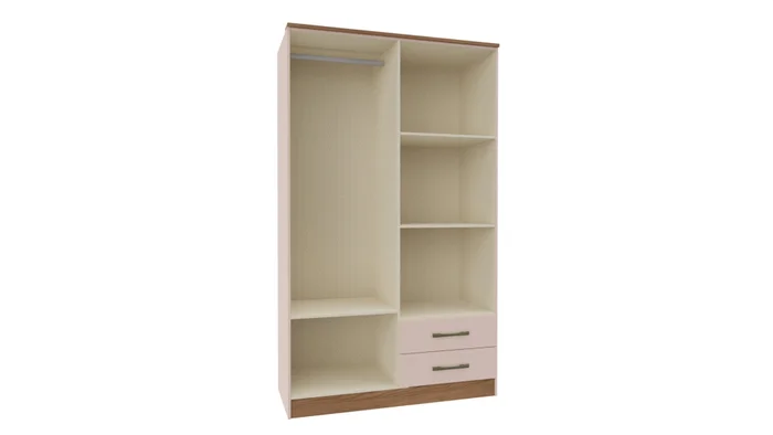 CASTRO- ROPERO TOQUIO 4 PUERTAS BLUSH 4400A-M - Roperos y placares, Uruguay | Alfa Ventas, vista 3