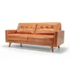 Sofá Lars - Cuero Natural - 2,5 cuerpos - A fabricar en Marrón - Sillones y sofás, Uruguay | NYR, vista 1 de 4