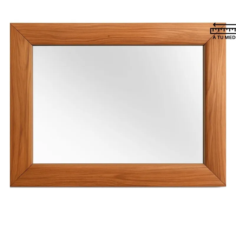 Espejo IRON Rectangular en Madera natural - Espejos, Uruguay | Finkel