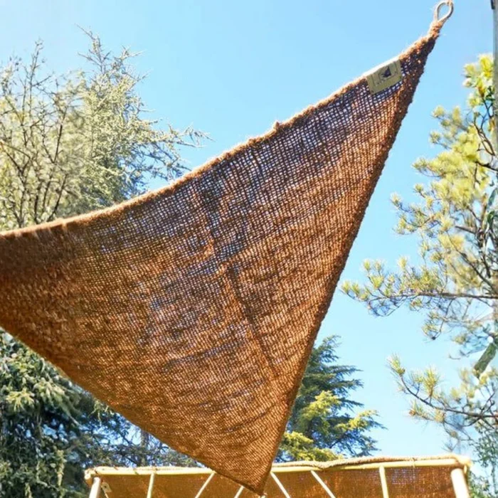 Tela de Sombra de Fibra de Coco | Casakos en Madera natural - Butacas, banquetas y puffs, Uruguay | Casakos, vista 3