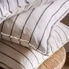 ALMOHADON LINO RAYADO GRIS - 55 X 55 CMS en Gris - Textiles, Uruguay | La Iberica, vista 1 de 5