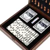 Set Juegos Madera Marron Ajedrez, Cartas, Generala Y Dominó en Marrón - Decoración, Uruguay | Divino, vista 3 de 4