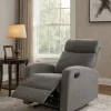Reclinable Fine 1 cuerpo, grafito — Serra Amoblamientos en Gris - Sillones y sofás, Uruguay | Serra Amoblamientos, vista 3 de 4