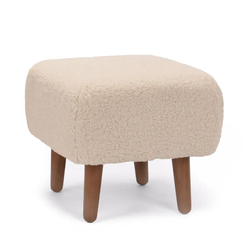 Puff ZARINA en Blanco - Sillones y sofás, Uruguay | Unsi