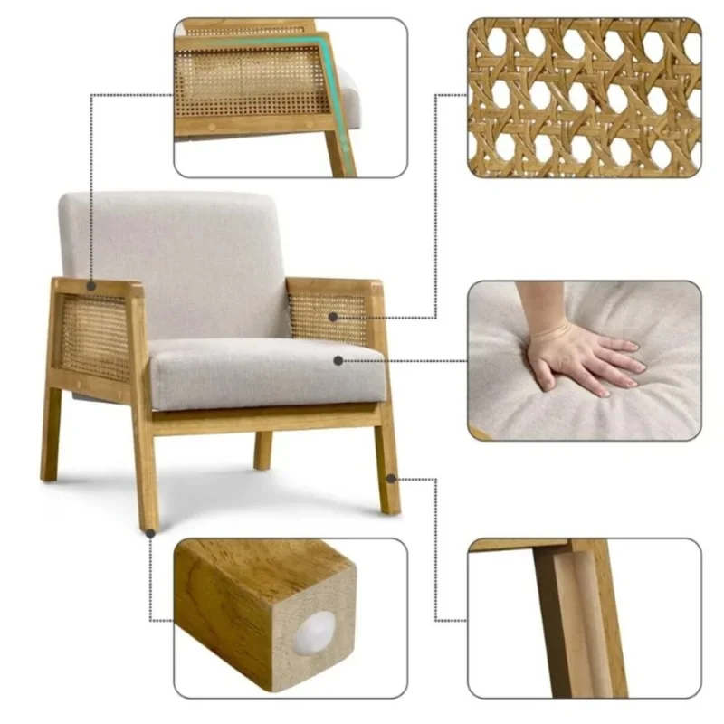 Butaca Karu en Beige - Butacas, banquetas y puffs, Uruguay | La Cueva Muebles, vista 4