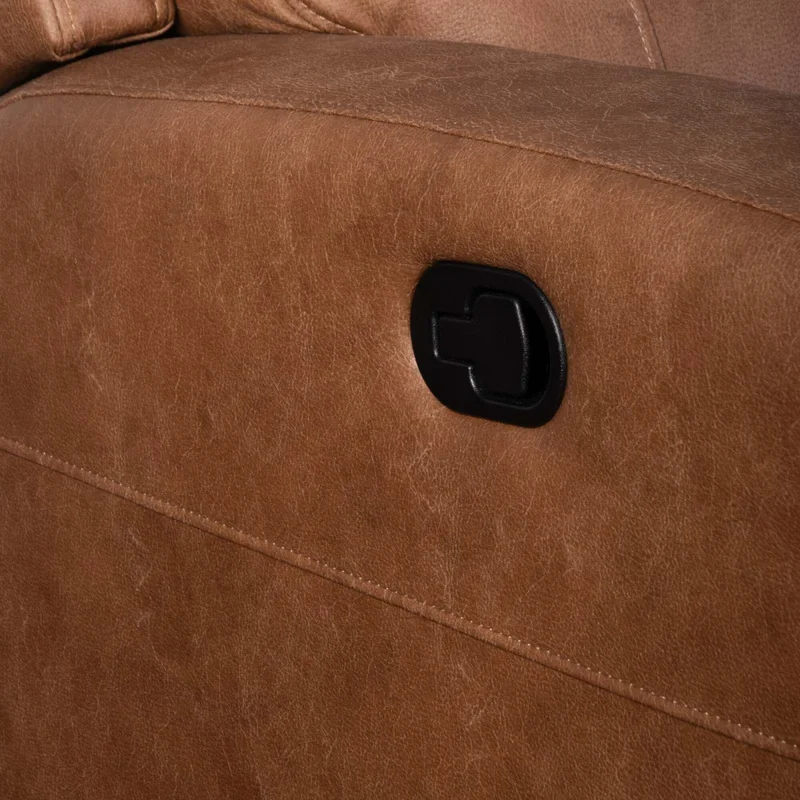 Recliner Manual 3 Cuerpos Tela Marron Hamilton Camel en Beige - Sillones y sofás, Uruguay | Divino, vista 5